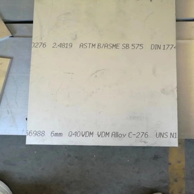 L'acciaio legato del nichel di Hastelloy C276 placca lo strato luminoso 8.9g/Cm3 di UNS 10276