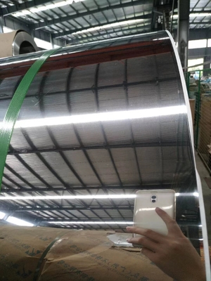 Coil di acciaio inossidabile laminato a freddo 430 Ferrite Steel Roll 2B BA Finish per strutture resistenti agli acidi